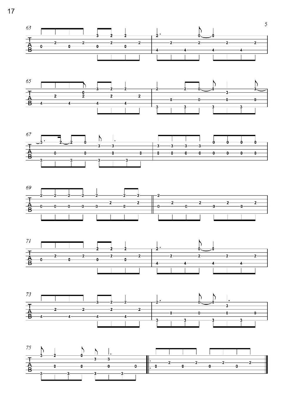 Love Songs Volume 1 6 Easy to Intermediate Fingerstyle Arrangements in TAB Notation - photo 19