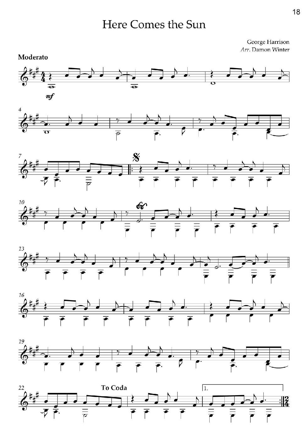 Love Songs Volume 1 6 Easy to Intermediate Fingerstyle Arrangements in TAB Notation - photo 20