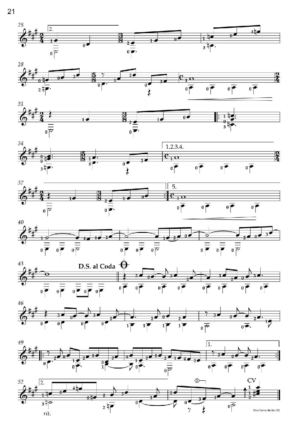 Love Songs Volume 1 6 Easy to Intermediate Fingerstyle Arrangements in TAB Notation - photo 23