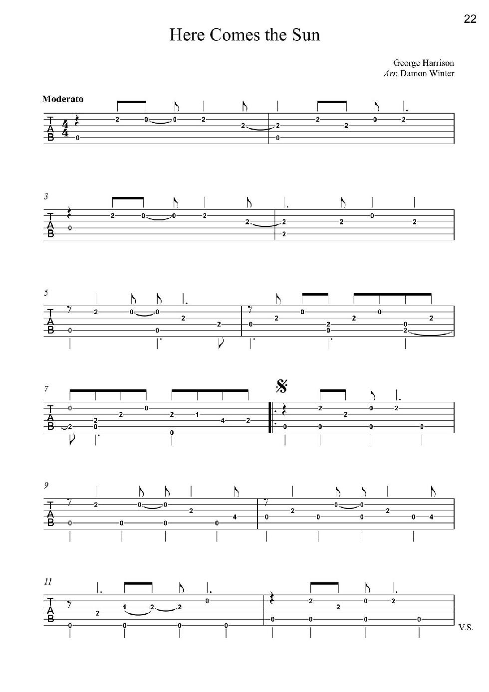 Love Songs Volume 1 6 Easy to Intermediate Fingerstyle Arrangements in TAB Notation - photo 24