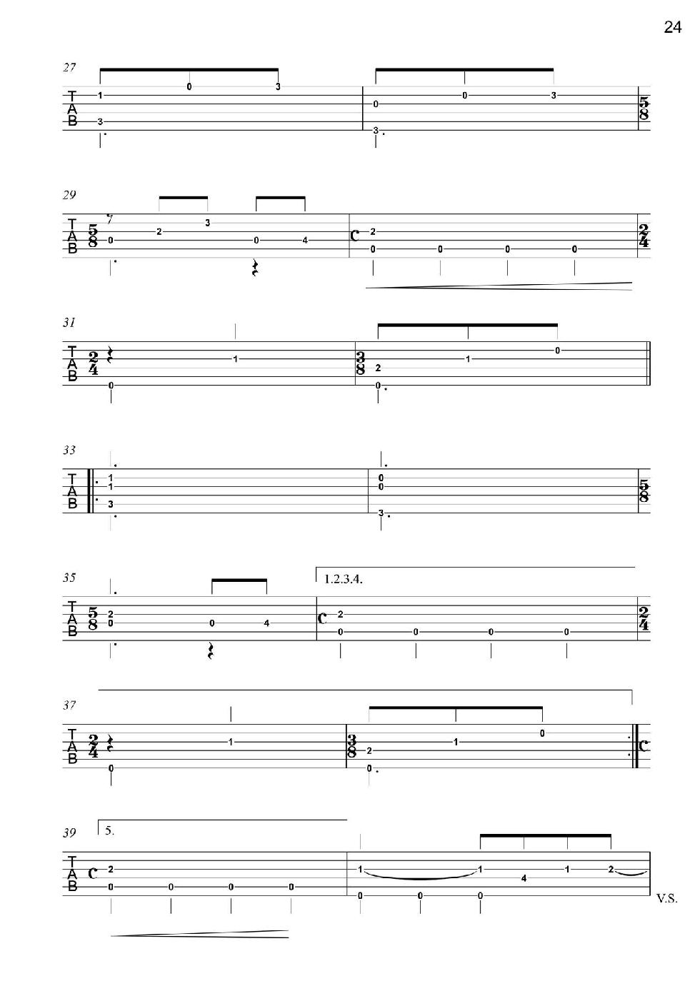 Love Songs Volume 1 6 Easy to Intermediate Fingerstyle Arrangements in TAB Notation - photo 26