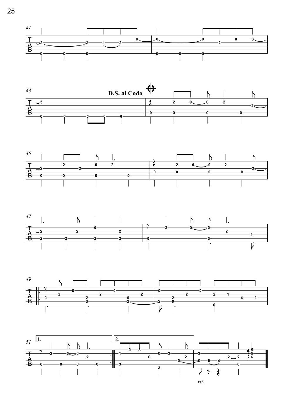 Love Songs Volume 1 6 Easy to Intermediate Fingerstyle Arrangements in TAB Notation - photo 27