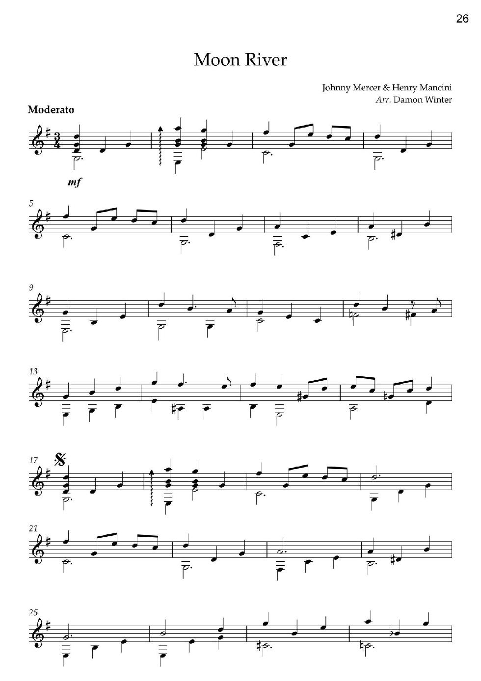 Love Songs Volume 1 6 Easy to Intermediate Fingerstyle Arrangements in TAB Notation - photo 28