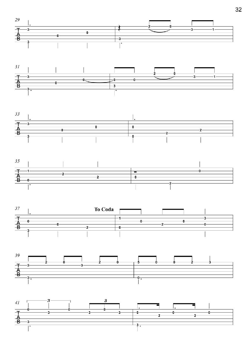 Love Songs Volume 1 6 Easy to Intermediate Fingerstyle Arrangements in TAB Notation - photo 34