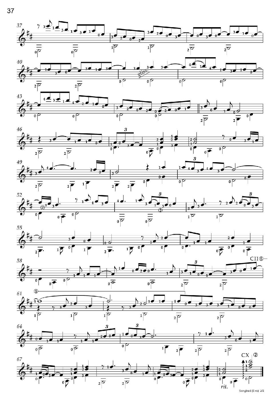 Love Songs Volume 1 6 Easy to Intermediate Fingerstyle Arrangements in TAB Notation - photo 39