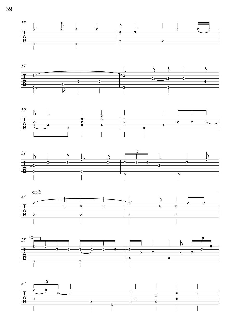 Love Songs Volume 1 6 Easy to Intermediate Fingerstyle Arrangements in TAB Notation - photo 41