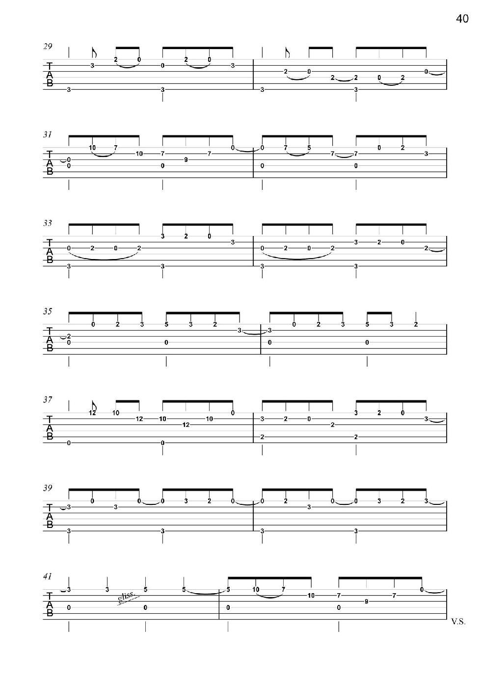 Love Songs Volume 1 6 Easy to Intermediate Fingerstyle Arrangements in TAB Notation - photo 42