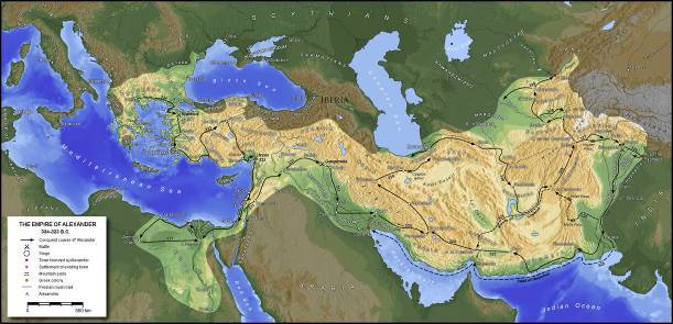 Map of Alexanders Empire and his route BOOK I PREFACE TO VOLUME I Wherever - photo 10