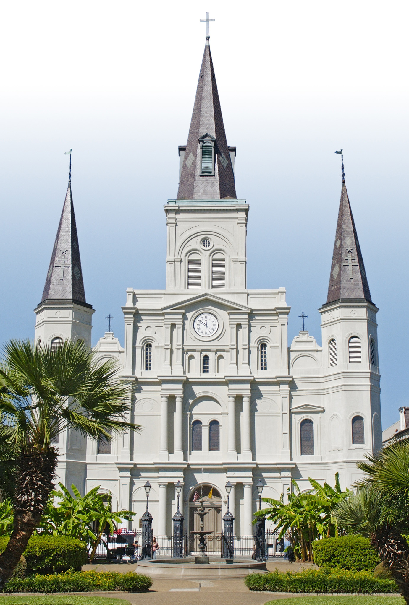 The imposing St Louis Cathedral is the centerpiece of New Orleans historic - photo 6