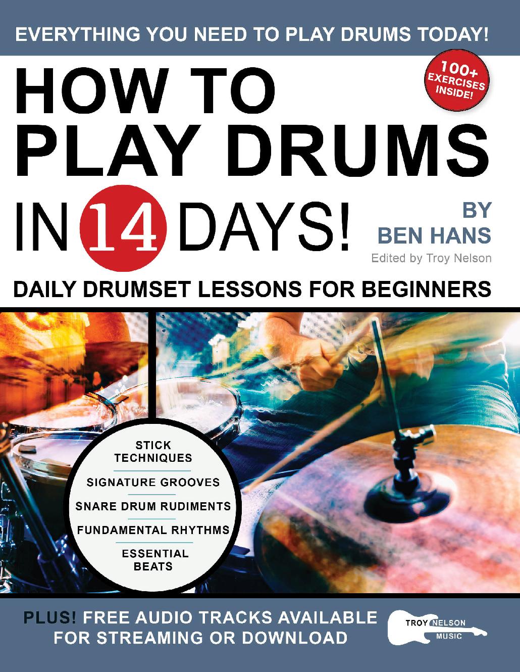 FREE AUDIO EXAMPLES HOW TO PLAY DRUMS Available for Streaming or Download - photo 1