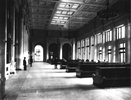 The waiting room of the CPRs new Vancouver station is one of its distinguishing - photo 11