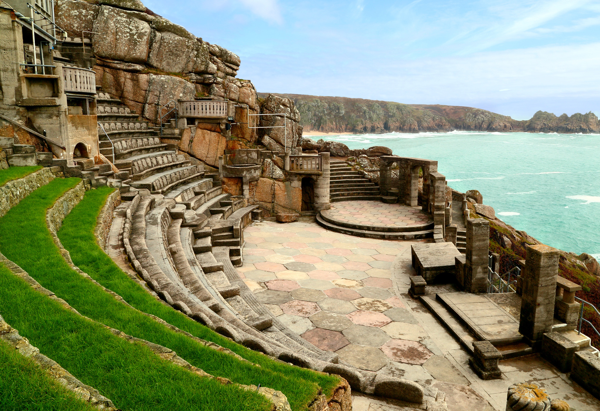 Minack Theatre hewn into the cliffs provides a stunning natural backdrop - photo 5