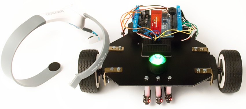 Figure 2 First prototype of the Mind Controlled Robot Maker Faire was great - photo 3