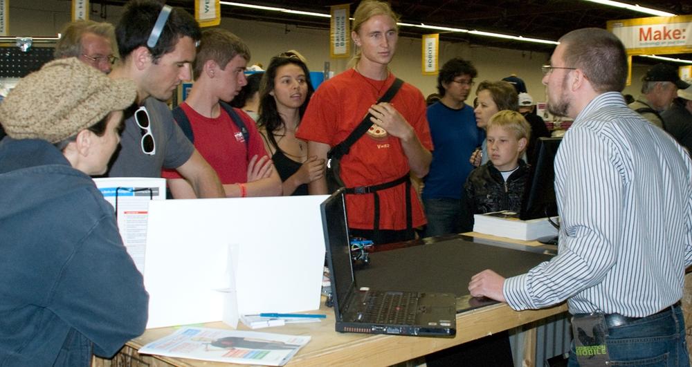 Figure 3 Robot at Maker Faire 2011 San Francisco Bay area Figure 4 - photo 4