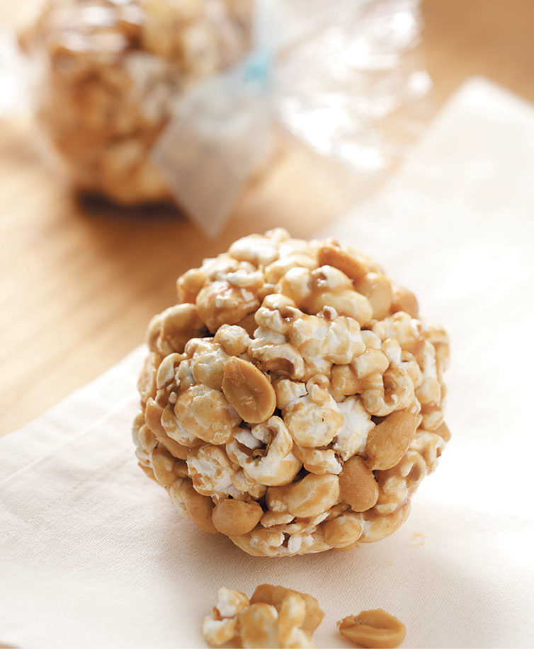 PEANUTTY POPCORN BALLS These tasty salty-sweet gourmet treats make a lovely - photo 14