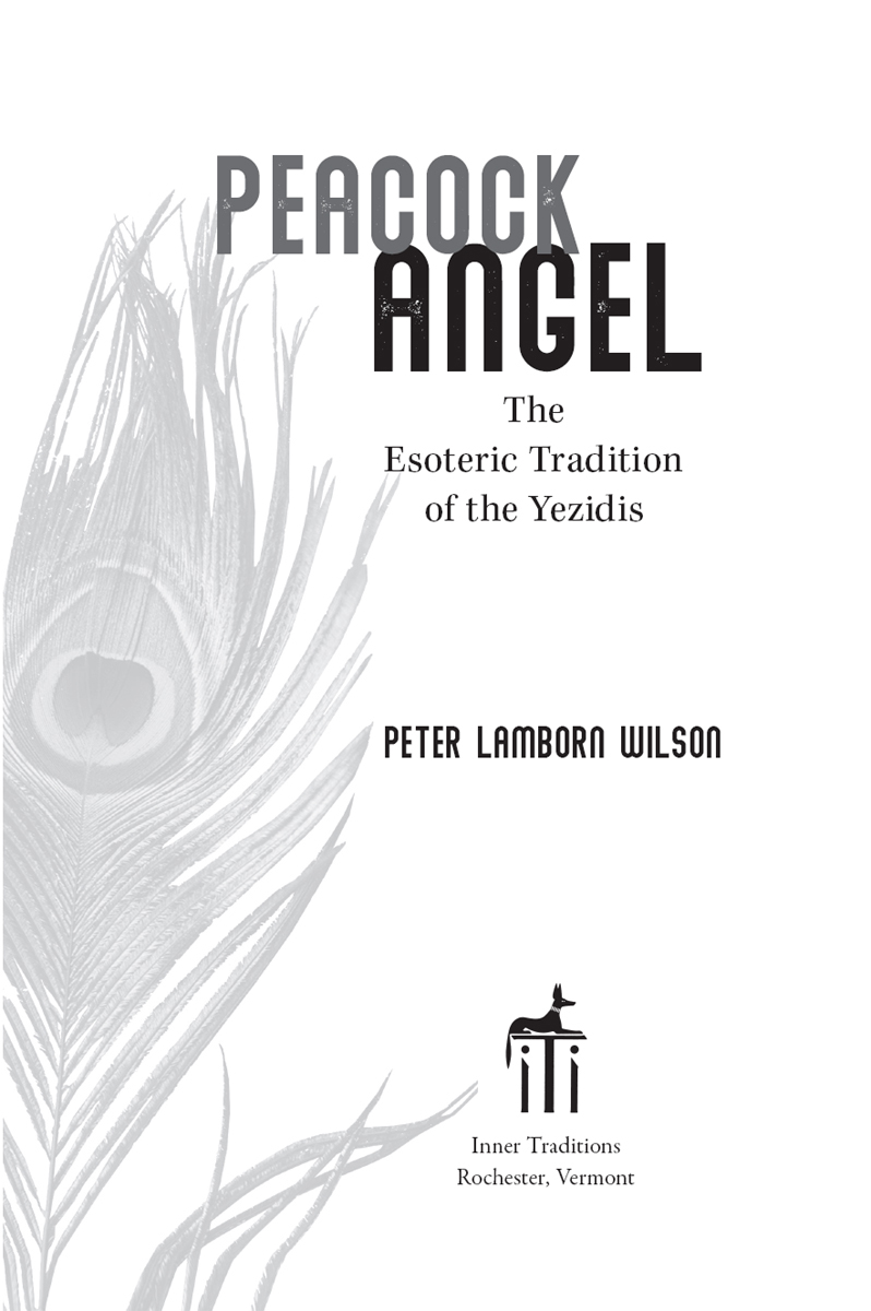 This book is dedicated to the Yezidi martyrs PEACOCK ANGEL If as some - photo 2