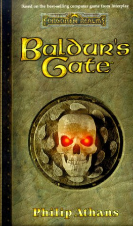 Philip Athans - Baldurs Gate: A Novelization (Forgotten Realms: Computer Tie-In Novels)