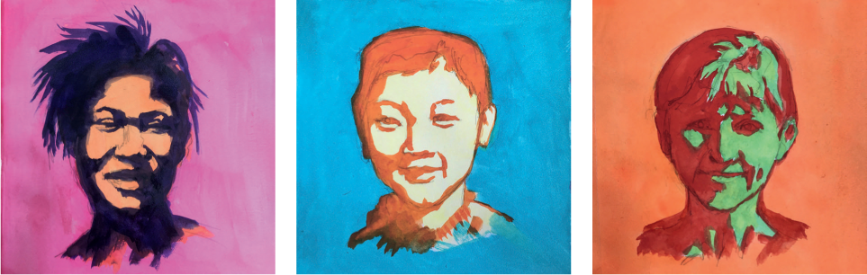 This set of Warhol-style portraits clearly demonstrates that it is not the - photo 11