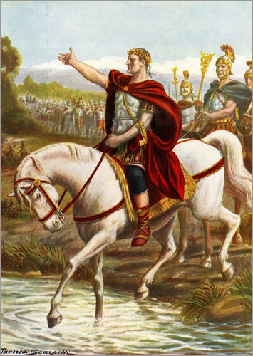 Caesar Crossing the Rubicon by Tancredi Scarpelli a key early event of the epic - photo 12