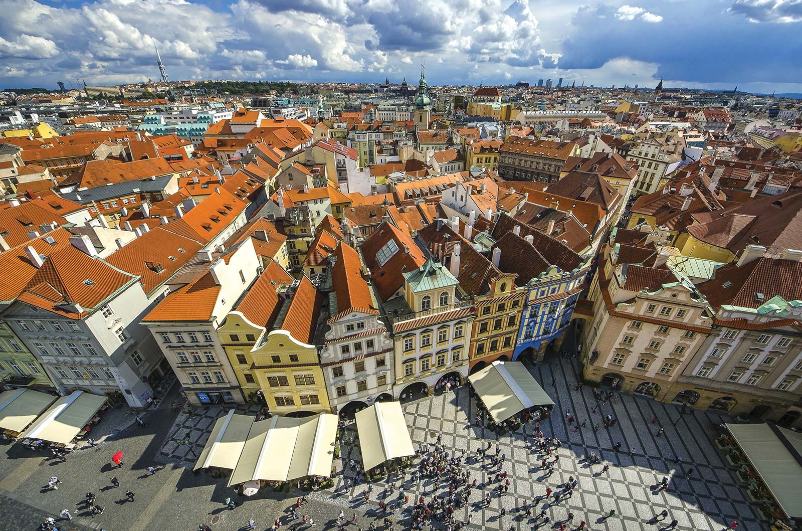 Pragues Old Town Square Prague Vienna and Budapest offer travelers a rich - photo 7