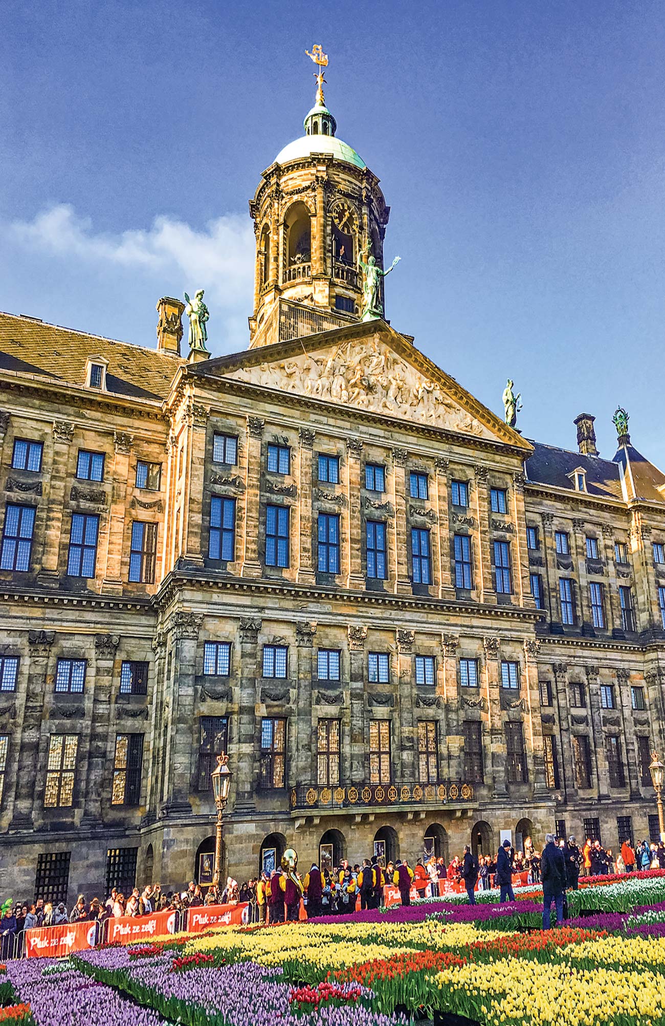 National Tulip Day on Dam Square in Amsterdam winter in Bruges Many - photo 6