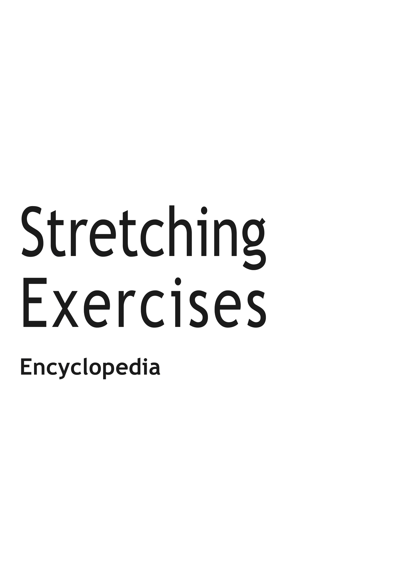 Stretching Workouts Encyclopedia - photo 1