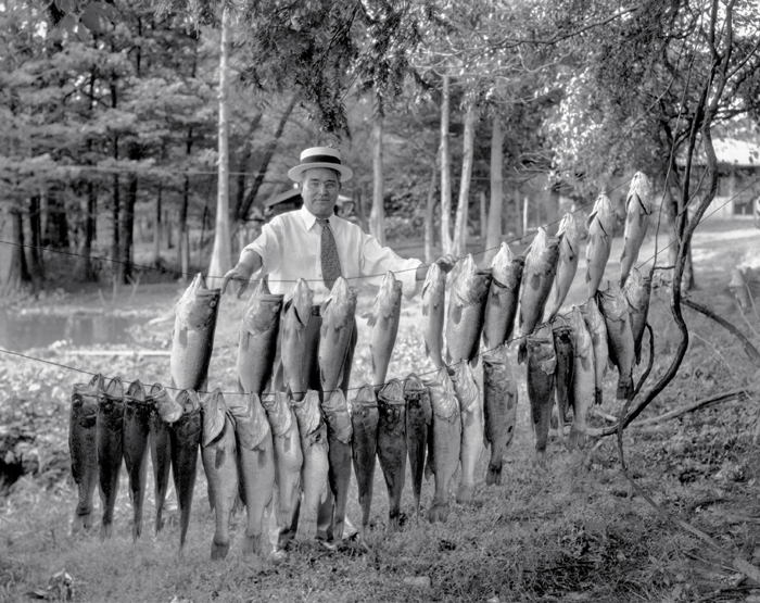 Businessman Thomas J Locke Jr at his lake retreat zoo and lodge south of - photo 6