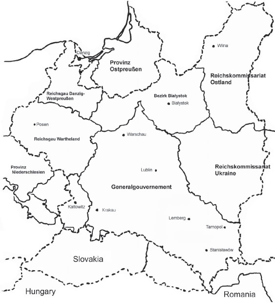 ------ Borders 1938 Administrative borders under German occupation German - photo 4