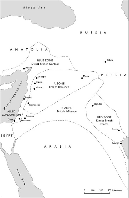 2 The Sykes Picot Proposal 3 The Mandates 4 The Peel Commission - photo 3