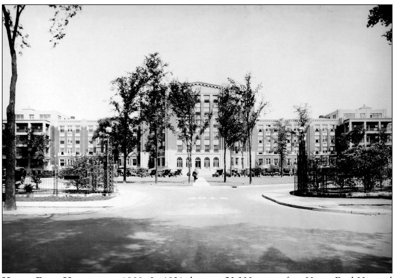 HENRY FORD HOSPITAL c 1923 In 1921 the new 50000-square-foot Henry Ford - photo 6