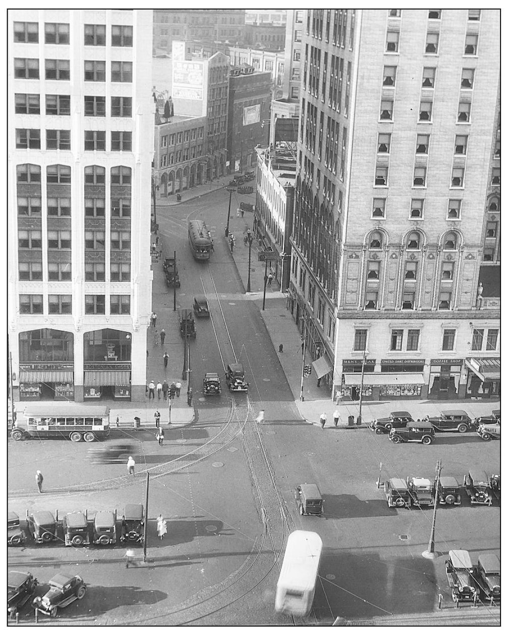 WOODWARD AVENUE AND HANCOCK LOOKING NORTH 1930S A major street renewal is - photo 11