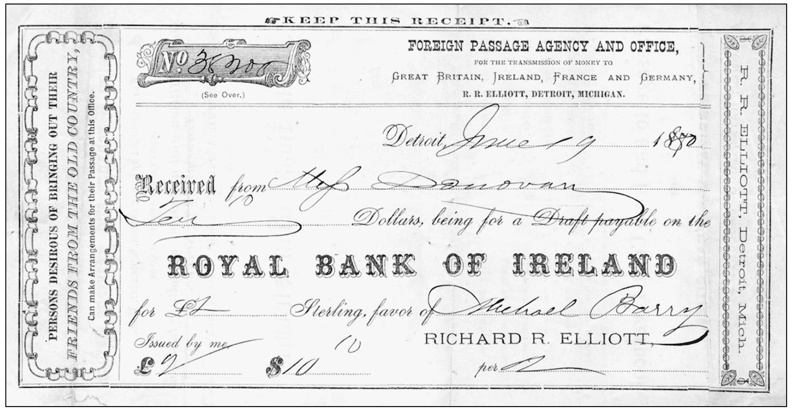 Sending money back home to Ireland was a sacred duty of the Irish immigrants - photo 5