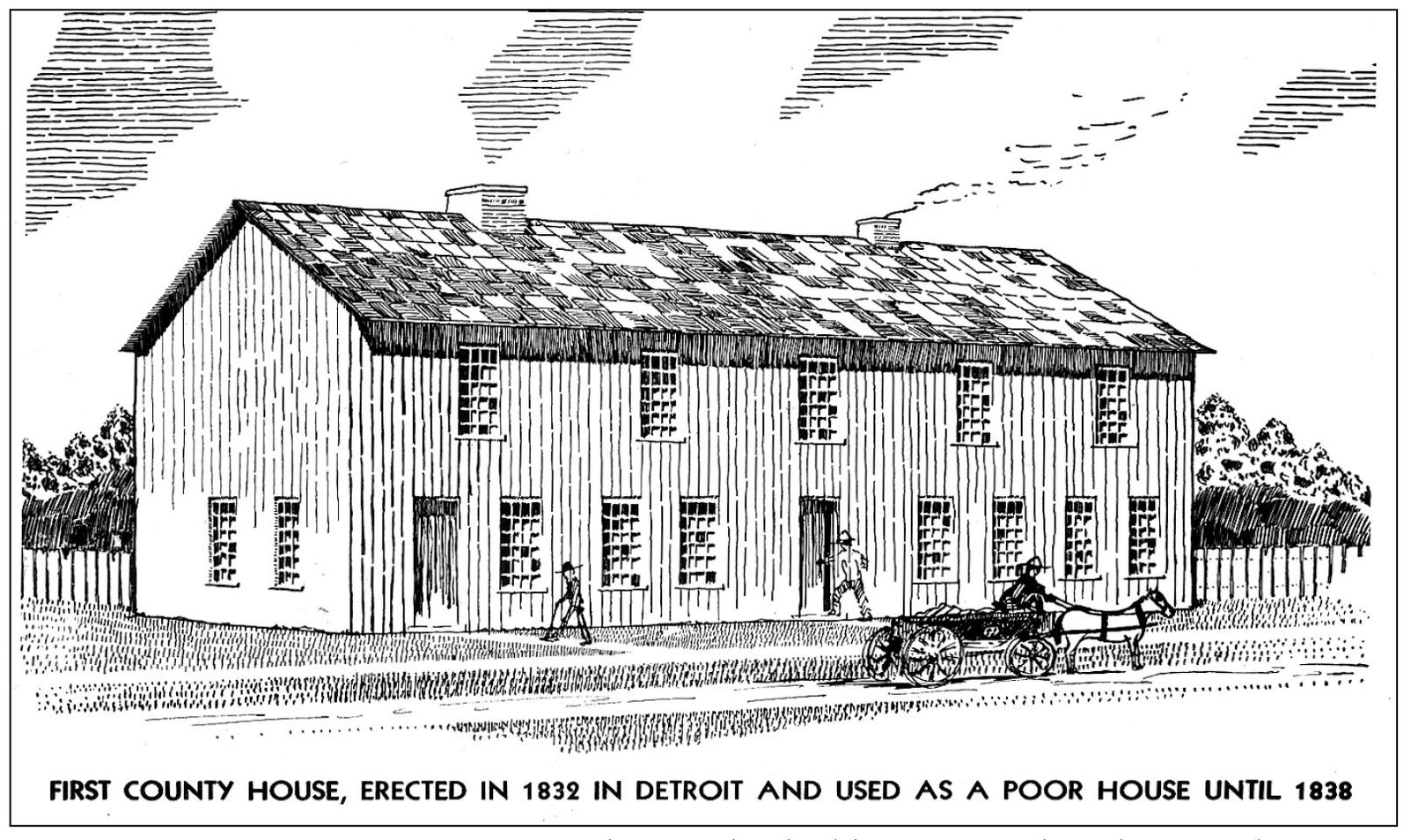 WAYNE COUNTY POORHOUSE 1838 This wooden building was on the John L Leib farm - photo 4