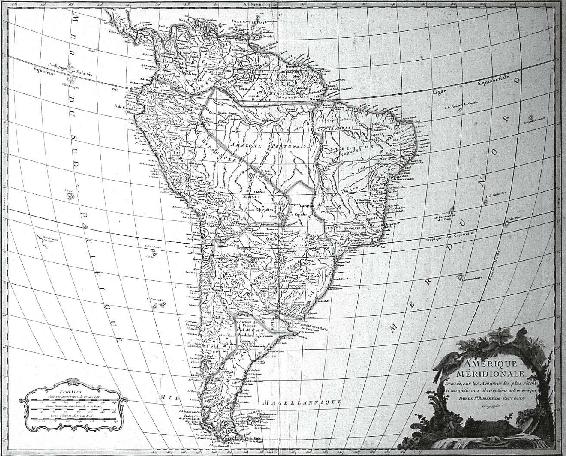 Map of South America in 1750 However during the course of the eighteenth - photo 1