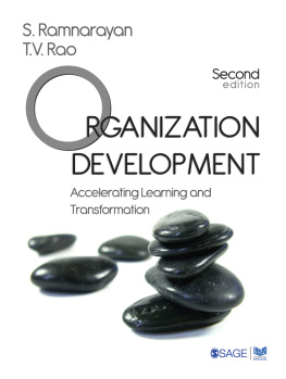 S Ramnarayan (editor) Organization Development: Accelerating Learning and Transformation