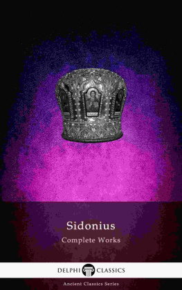 Sidonius Apollinaris Delphi Complete Works of Sidonius Apollinaris