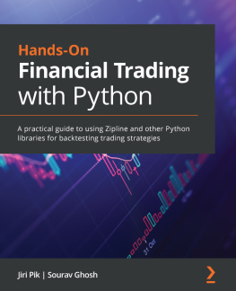 Jiri Pik Hands-On Financial Trading with Python