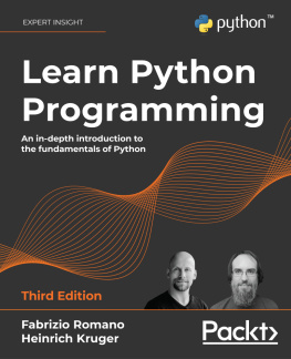 Fabrizio Romano - Learn Python Programming, Third edition