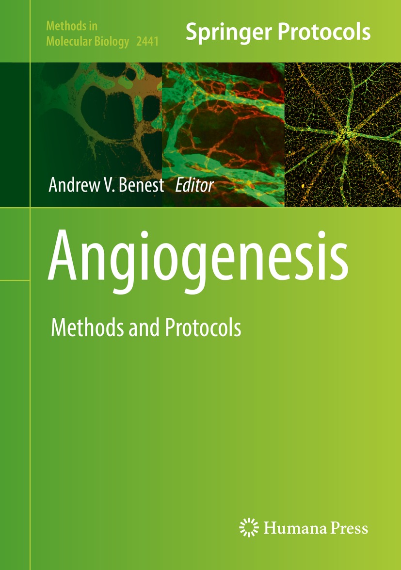 Book cover of Angiogenesis Volume 2441 Methods in Molecular Biology Series - photo 1