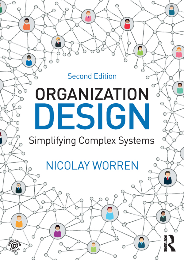 Organization Design A well-designed organization is an effective organization - photo 1