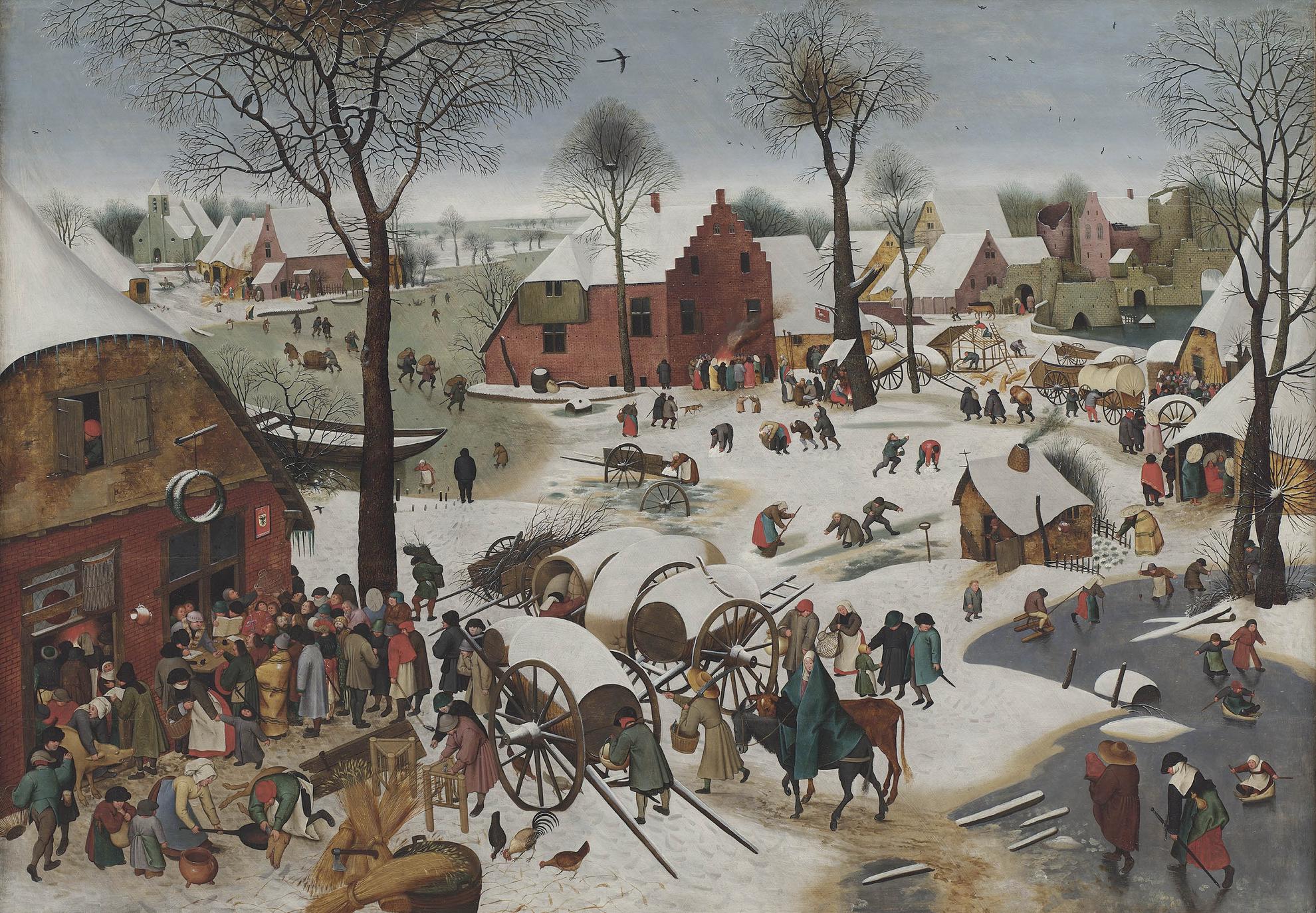 The Census at Bethlehem as portrayed by Pieter Bruegel in 1566 As one might - photo 3