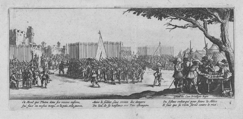 Fig 8 Jacques Callot Miseries of War Enrolling the Troops Fig 9 - photo 11