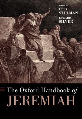 Louis Stulman The Oxford Handbook of Jeremiah