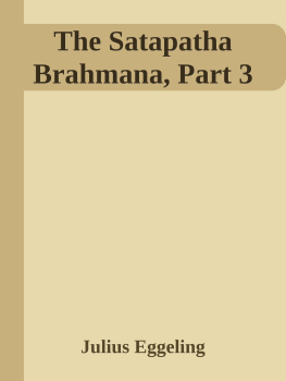 Julius Eggeling - The Shatapatha Brahmana, Part 3