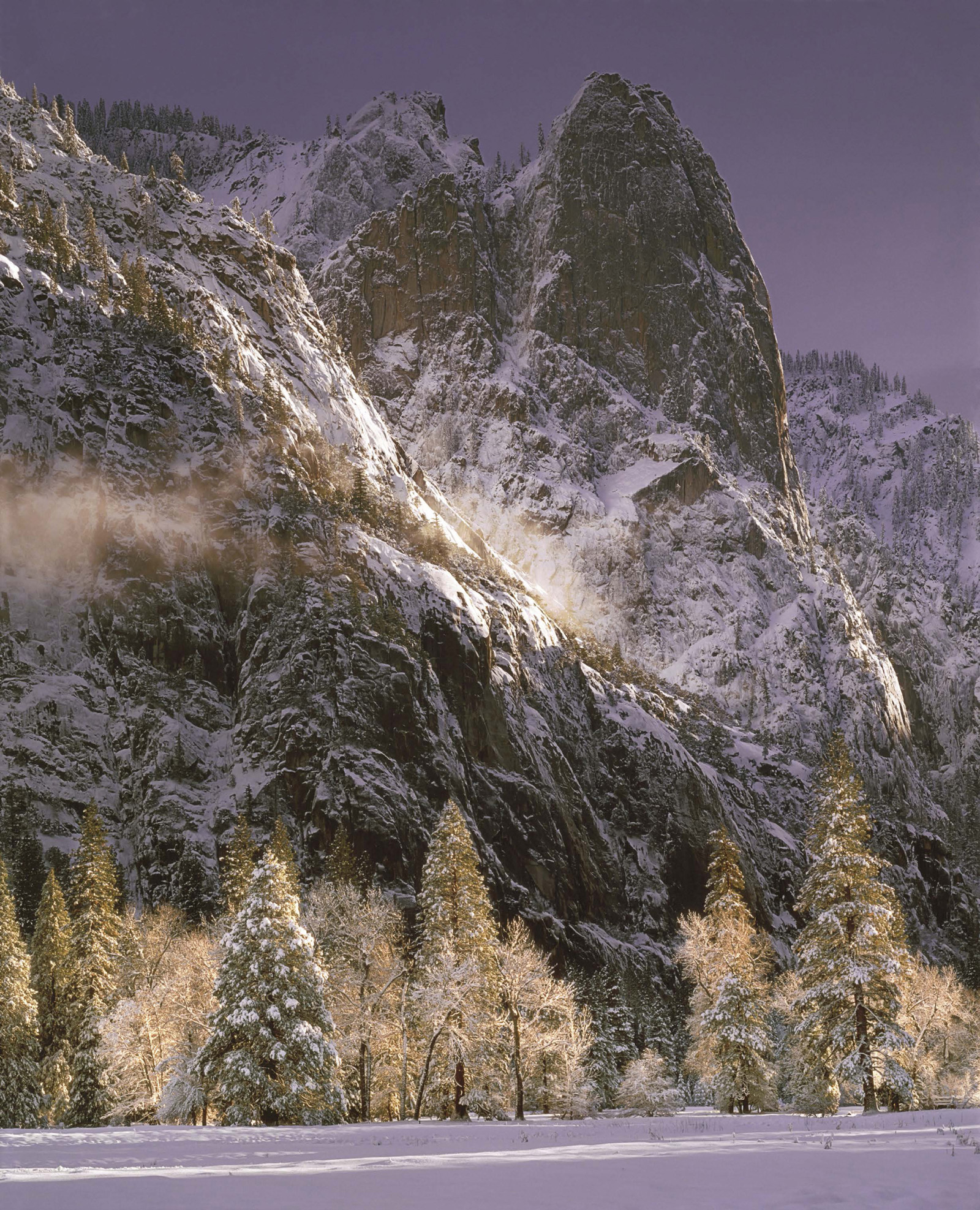 Clearing Winter Storm Sentinel Rock Yosemite Valley Yosemite National Park - photo 3