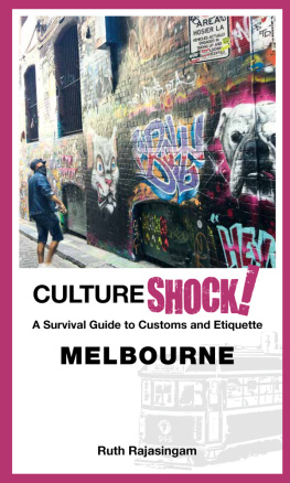 Ruth Rajasingam CultureShock! Melbourne