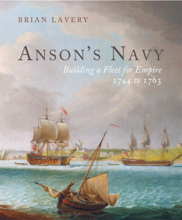 Brian Lavery - Ansons Navy