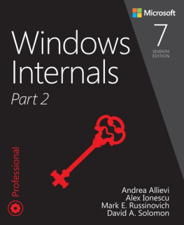 Andrea Allievi - Windows Internals
