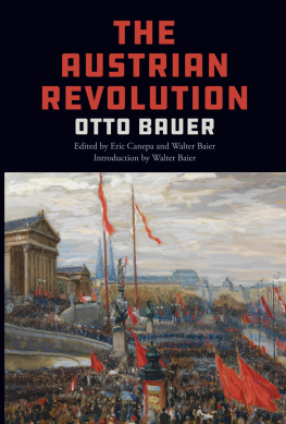 Bauer Otto The Austrian Revolution