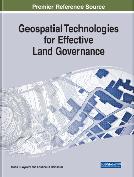 Loubna El Mansouri (editor) - Geospatial Technologies for Effective Land Governance